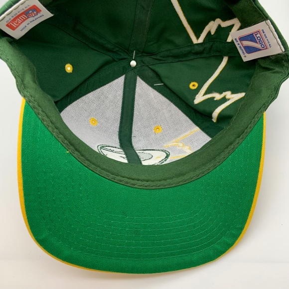 RARE VTG Logo7 90s Green Bay Packers Lightning Bolt Graffiti Snapback WITH TAGS! - Picture 15 of 16